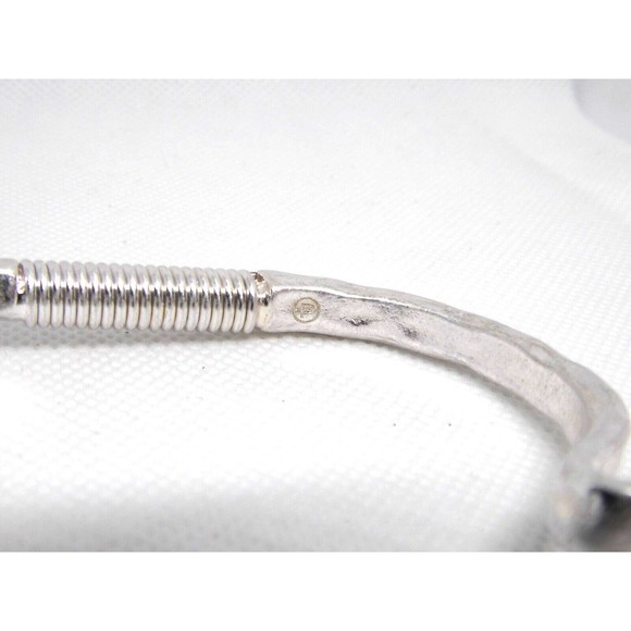 Heart Hammered Bangle Bracelet - Picture 9 of 9